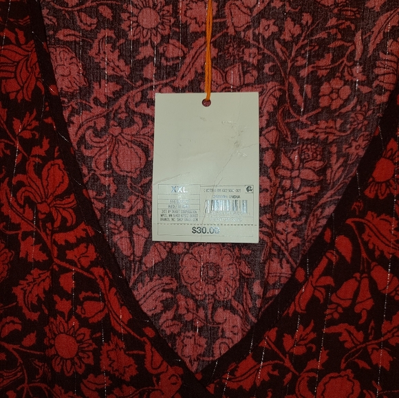 NWT Knox Rose Floral Top XXL - Picture 5 of 5